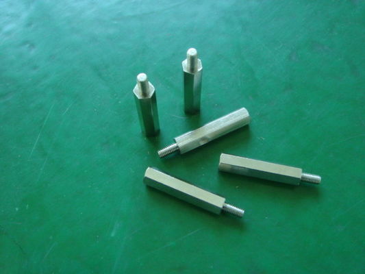 Özel hassas parçalar, Spacer Hex MS ile farklı büyüklük Torna CNC döndü