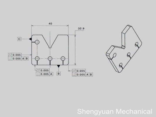 Düzlük CNC Hassas Makineleri karbür Plaka Paralellik ve Diklik 0.005