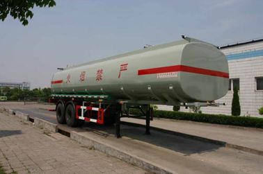 30000L 2 Dingili Çelik Kimyasal Sıvı Tanker Kamyon Taşımacılık Gaz / Dizel