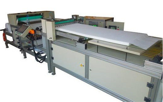 Özelleştirilmiş PU Panel Air Rotary Plise Makinası 350mm Genişliği Filtre