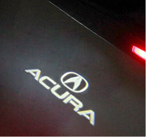 Acura MDX ZDX RLX TL kapı nezaket lamba LED Logo ışık otomotiv yedek parça