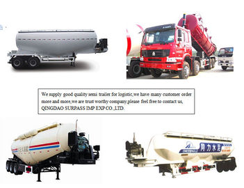 Dizel motor ve hava kompresörü ile birlikte 30-45 cbm Bulk Çimento Yarı Römork