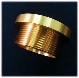 Silindirik, Silindiriklik İçin CNC İşleme Preciaion Pirinç Torna Parçaları 0.005mm