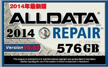 2014 Alldata 10.53 yazılım Sabit Disk