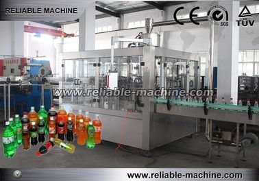 Gazlı içecek üretim hattı PET şişe kolay kullanım SS304 doldurma