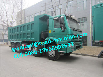 HOWO 8x4 Ağır Damperli Kamyon 50ton Damperli kamyon 10 tekerlek kum damperli kamyon HYVA Hidrolik kaldırma sistemi